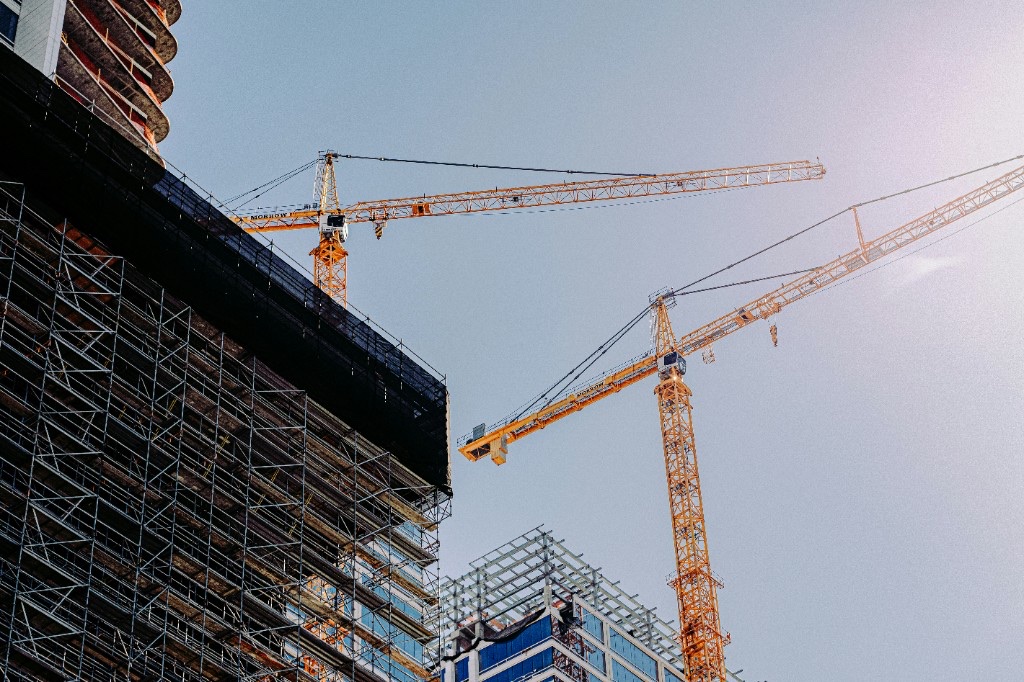 Construction site in progress