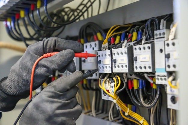 Power substation electrical work
